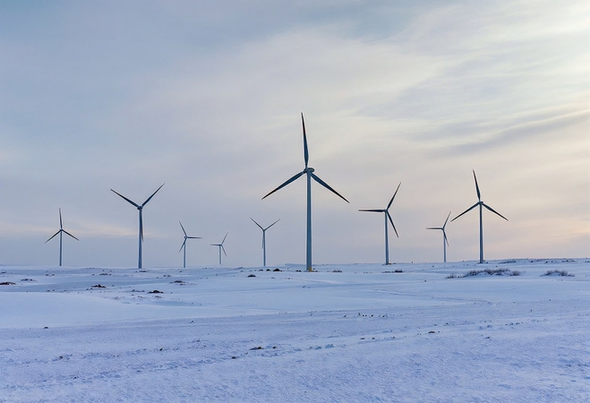 „Litgrid“ prie tinklo prijungė 100 MW galios vėjo elektrinių parką