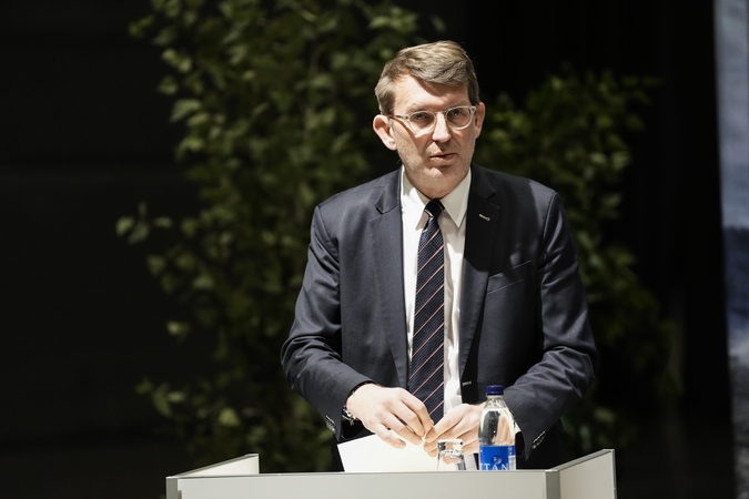 Danijos gynybos ministras Troelsas Lundas Poulsenas.