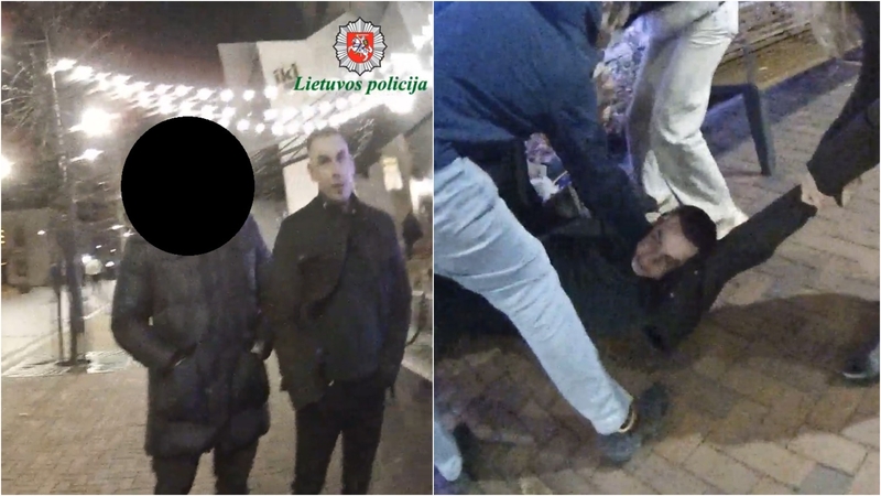Po muštynių prie naktinio klubo pareigūnai turi klausimų šiems vyrams