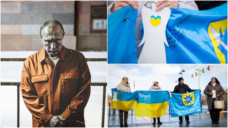 „Rusija yra kolektyvinis Putinas“: Vilniuje – ketvirtoji „Put in Jail“ akcija