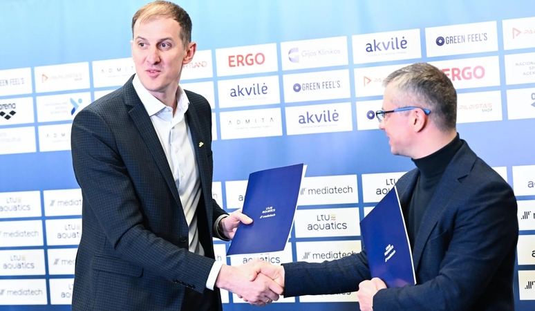 Pristatyti Lietuvos plaukimo rinktinės planai, tikslai ir pagrindinis partneris