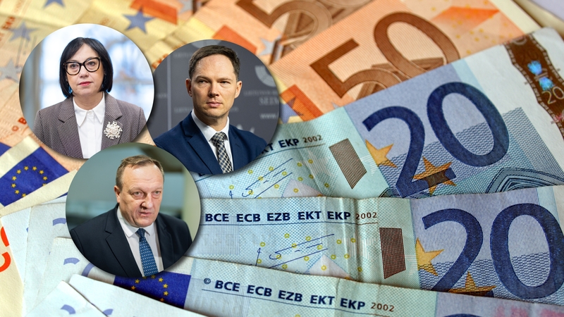 Ministrai paatviravo: kai kurie sukaupę penkiaženkles sumas