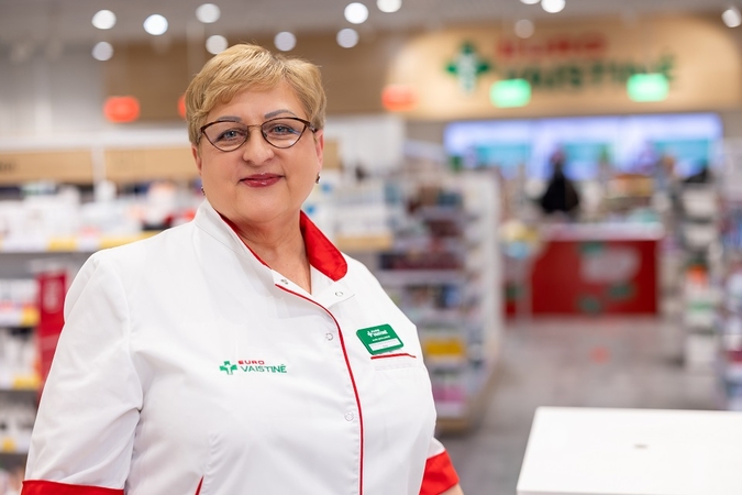 „Eurovaistinės“ farmacijos specialistė Elvyra Ramaškienė
