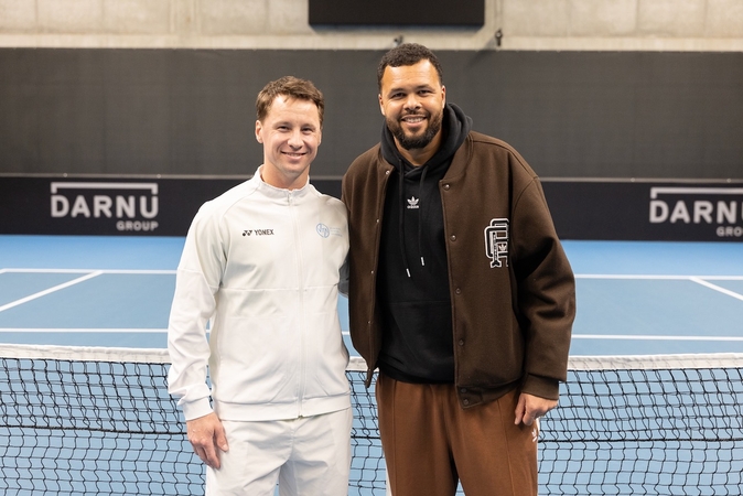 Jo-Wilfriedas Tsonga: esu sujaudintas galimybės būti Ričardo Berankio šventės dalimi