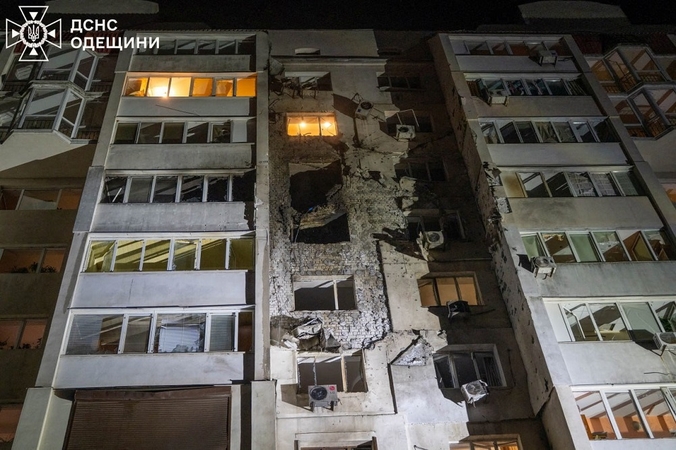 Ukrainoje per Rusijos smūgius žuvo penki žmonės, padaryta žala uostui