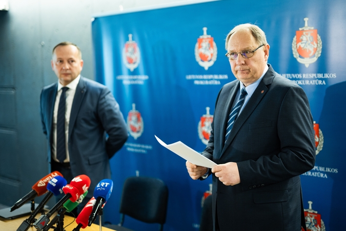 Spaudos konferencija generalinėje prokuratūroje – užsidegančių siuntų tyrimas