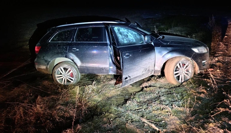 Kontrabandininkas bandė pagrobti pasieniečių automobilį: spyrė tarnybiniam šuniui, o šis jam įkando