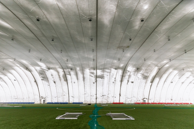 Radviliškyje bus statomas pripučiamas futbolo maniežas, projektavimui skirta 112 tūkst. eurų