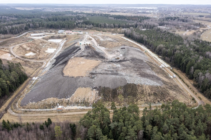 Kazokiškių sąvartyne užfiksuota oro tarša: svarstoma skelbti ekstremaliąją situaciją