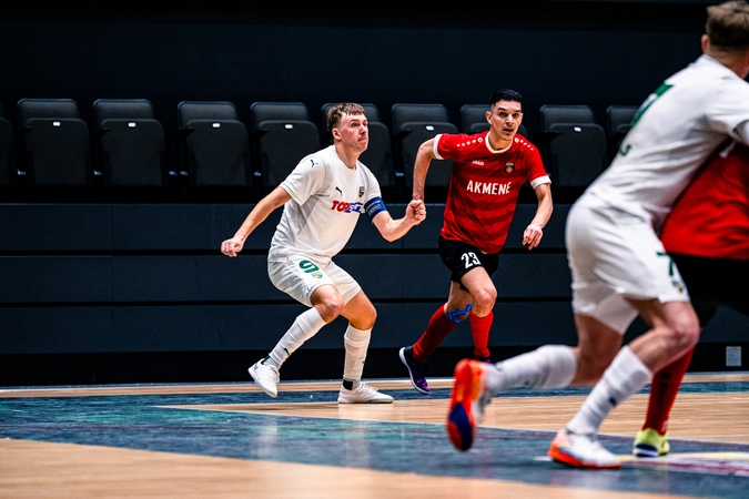 Futsal A lygos finalo serijoje – nauja akistata: „Kauno Žalgiris“ susitinka su „Akmenės kraštu“