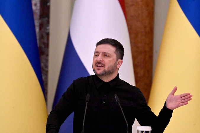 Volodymyras Zelenskis: Ukrainos dronų ekspertai šią savaitę lankysis Katare, JAE, Saudo Arabijoje