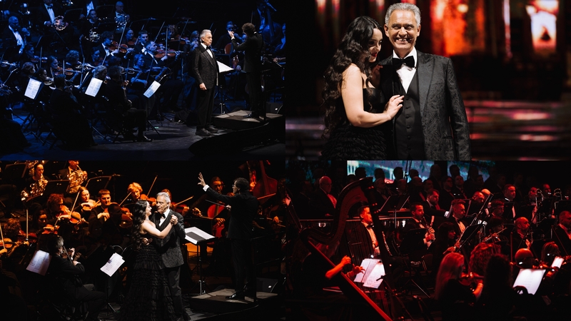 Kauno „Žalgirio“ arenoje Andrea Bocelli surengė įspūdingą koncertą
