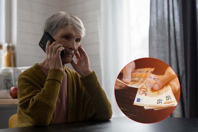 Nelaiminga penktadienio 13-oji: sukčiai iš senjorės išviliojo didelę pinigų sumą