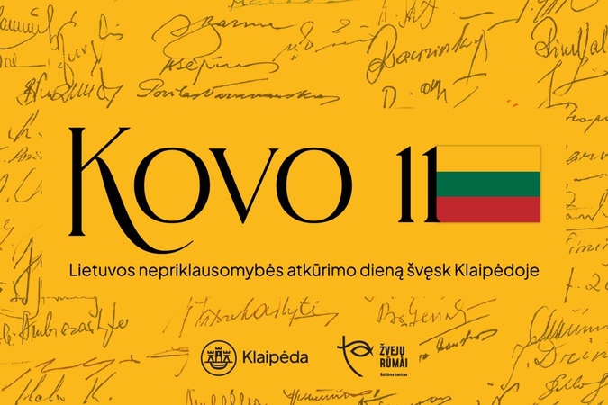 Lietuvos nepriklausomybės atkūrimo dienai – plati ir turininga renginių Klaipėdoje programa