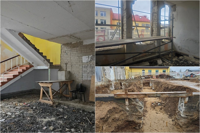 Įsibėgėjo Veiviržėnų kultūros centro rekonstrukcijos darbai