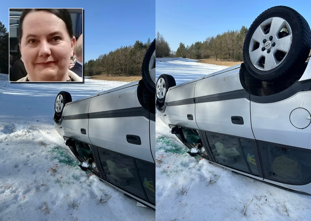 Į avariją pateko Lazdijų savivaldybės tarybos narė Vilma Danauskienė