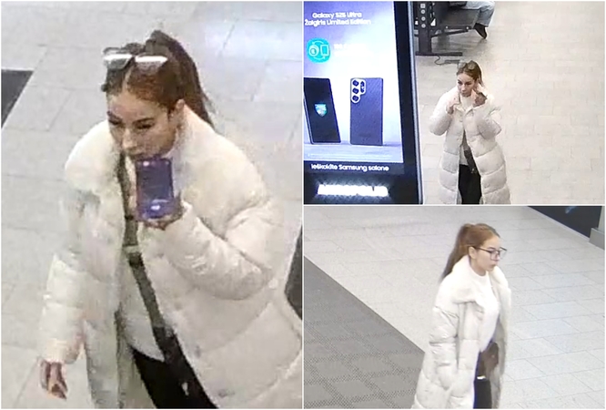 Vagystė „Akropolyje“: nori šios merginos paklausti, ką žino apie dingusius kvepalus