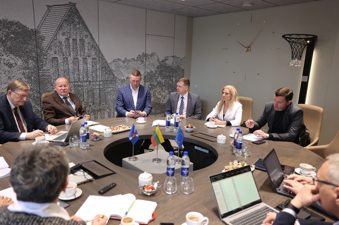 Bendradarbiavimas: KPPAR Kauno rajono filialo tarybos nariai ir Kauno rajono savivaldybės vadovai aptarė rūpimus klausimus.