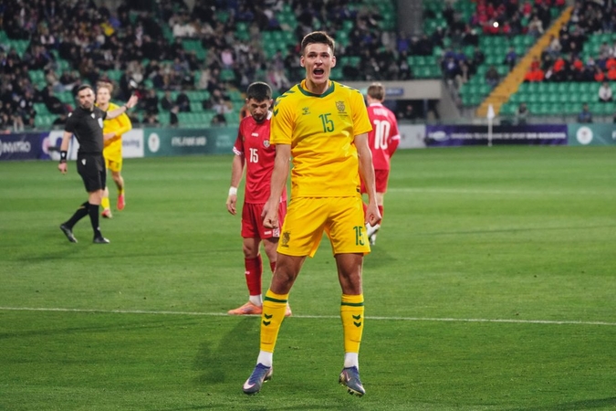 Po pergalės futbolininkai neslėpė džiaugsmo: rūbinėje kalbėjome, kad negalime pralaimėti