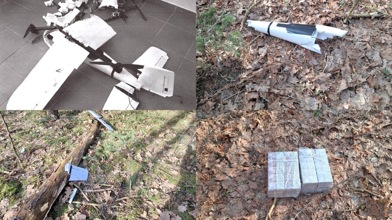 Pasieniečiai nuleido ant žemės kontrabandininkų droną