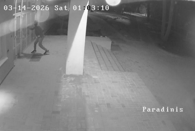Gimnazijoje – vandalizmo išpuolis: išdaužti trys langai
