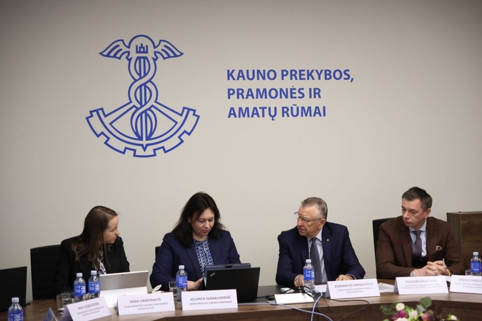 Kauno prekybos, pramonės ir amatų rūmuose apskritojo stalo diskusija su Konkurencijos taryba