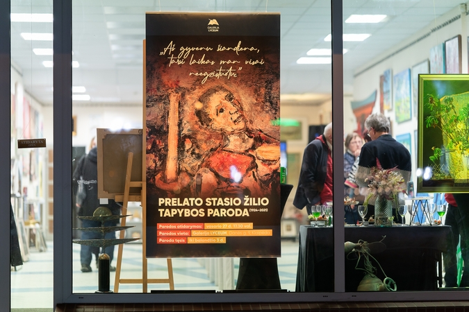 Galerijoje „Lyceum“ – ypatinga paroda apie žymaus dvasininko gyvenimą ir kūrybą