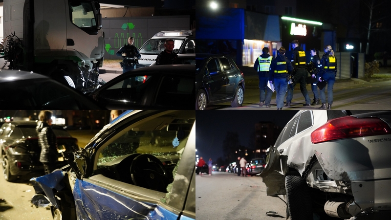 Trūksta žodžių: vilkikas šlavė viską, kas pasitaikė kelyje