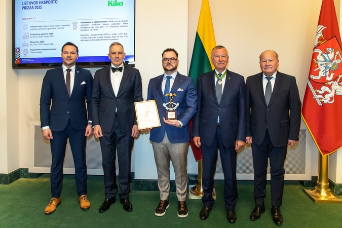 Prezidentūroje vykusiuose apdovanojimuose pagerbti Kauno regiono verslo lyderiai