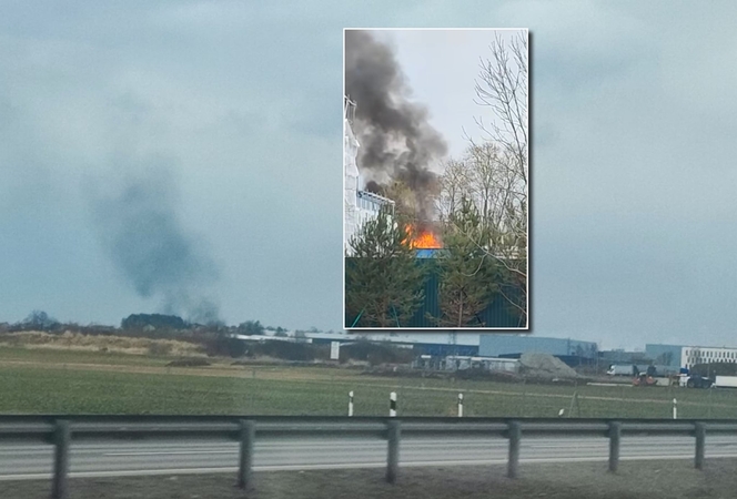 Atliekų tvarkymo bendrovėje „Ekonovus“ kilo gaisras