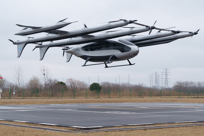 eVTOL skraidantis automobilis