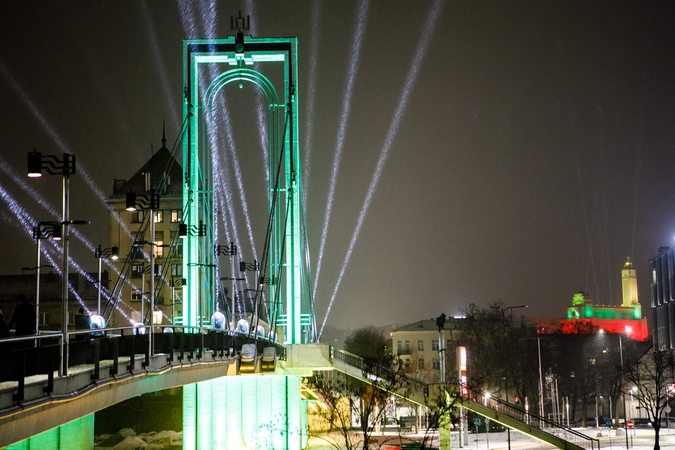Kaunas už 1,25 mln. eurų nori remontuoti pėsčiųjų tiltą į Nemuno salą