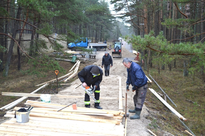 Palangos paplūdimiai jau tvarkomi – ruošiamasi artėjančiai vasarai