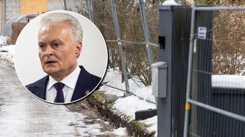 Nausėdai – naujas smūgis dėl tvoros