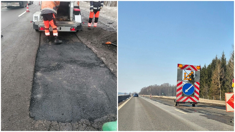 Kelininkai: magistralėse toliau fiksuojami dangų pažeidimai, vietomis situacija – sudėtinga