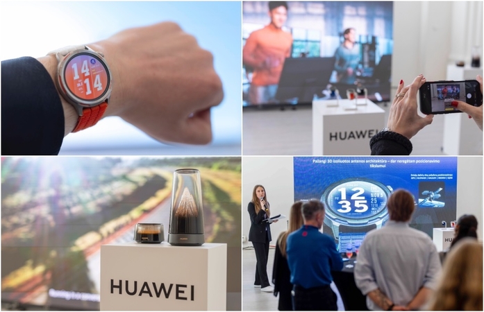 „Huawei“ pristatė naujienas: išmanųjį laikrodį, belaides ausines ir „WiFi 7“ maršrutizatorius