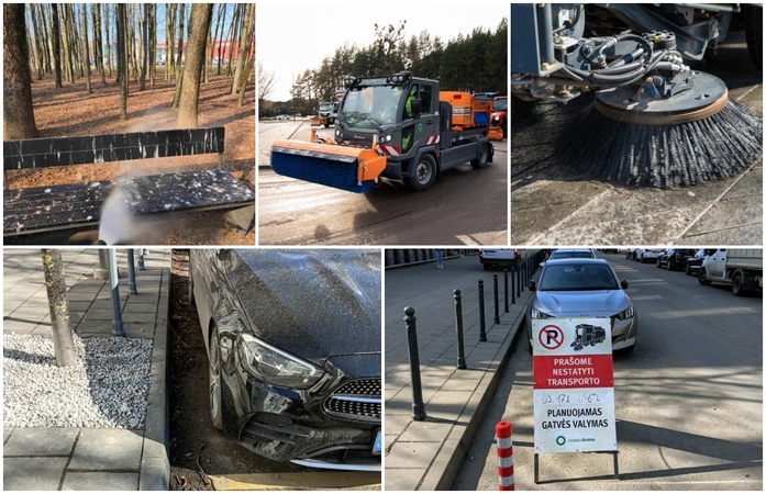 Pavasariniai švaros darbai mieste: bendras tikslas – švari ir tvarkinga aplinka