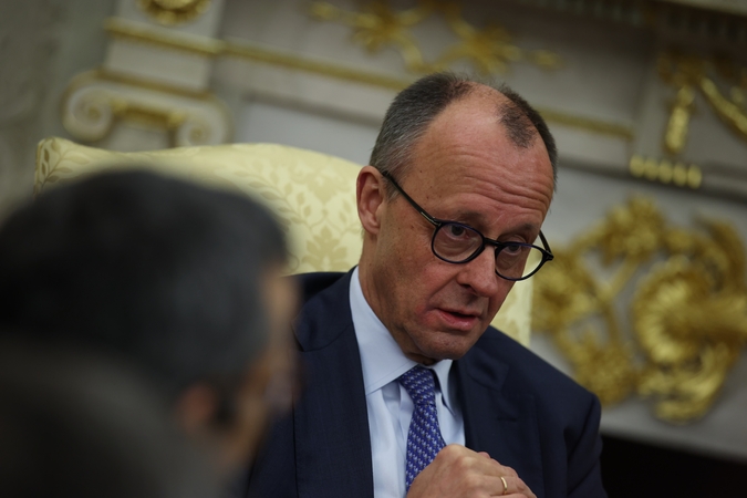 Merzas: nei JAV, nei Izraelis neprašė Vokietijos pagalbos