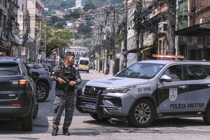 Per policijos reidą Rio de Žaneire žuvo mažiausiai 8 žmonės, tarp jų – vietos narkotikų baronas