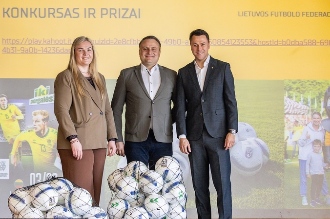 Kaune – pirmasis projekto „Futbolo banga“ renginys