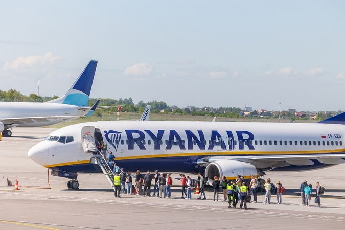„Ryanair“ plėtros Lietuvoje nevykdys ir vasaros sezoną