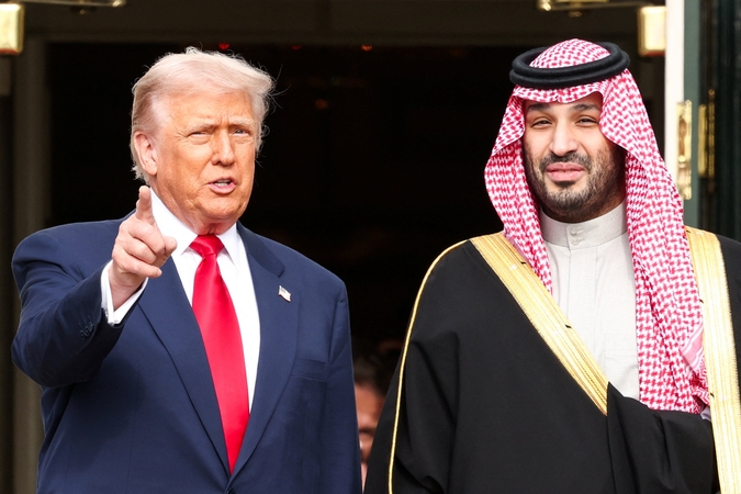 Donaldas Trumpas ir princas Salmanas
