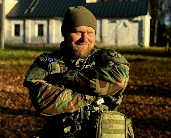 Ryžtas: „Šauliu nusprendžiau tapti prasidėjus karui Ukrainoje. Matydamas, kas ten vyksta, labai aiškiai supratau, kad agresoriui gali neužtekti tik Ukrainos“, – sako D. Vadapalas.
