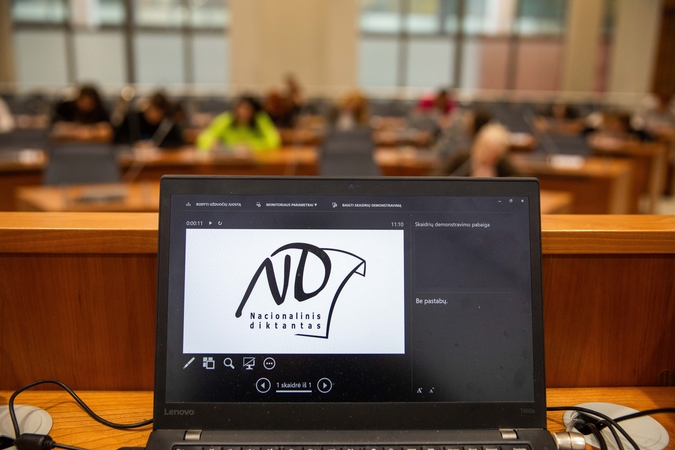 Lietuvoje 16 kartą rašomas nacionalinis diktantas
