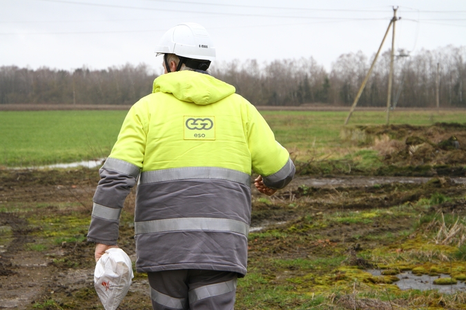 Dėl stipraus vėjo – per 40 tūkst. elektros tiekimo sutrikimų, dalis gyventojų – vis dar be elektros