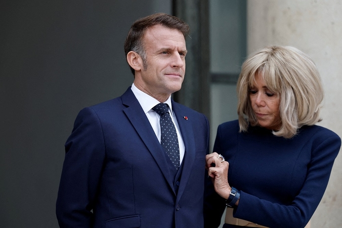 Emmanuelis Macronas ir Brigitte Macron