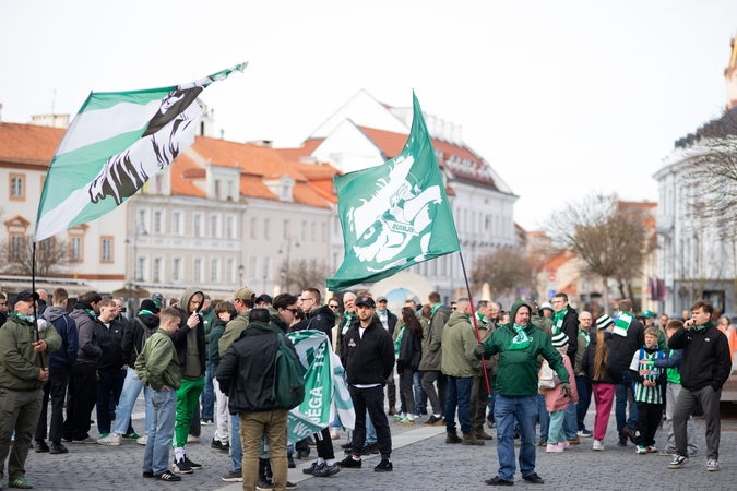 Vilniaus „Žalgirio“ fanų eisena