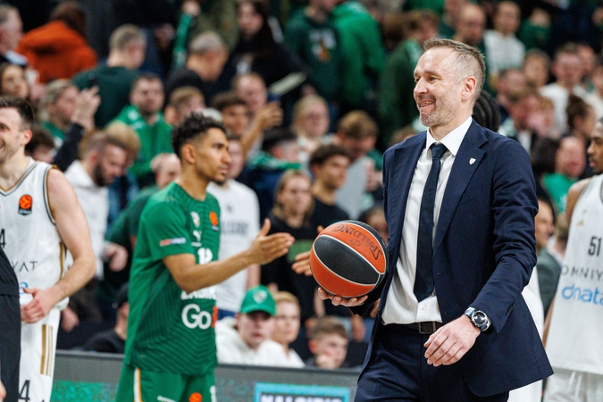 Masiulis po pergalės prieš „Partizan“: mintis buvo, kad gynėjai greičiau įeitų į žaidimą