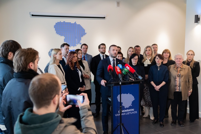 Demokratų sąjungai „Vardan Lietuvos“ laikinai vadovaus Virginijus Sinkevičius
