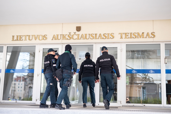 LAT pradėjo nagrinėti policininko Dariaus Šerpyčio bylą